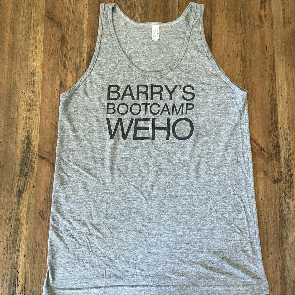 Gray Barry's Bootcamp Tank Top men’s Large